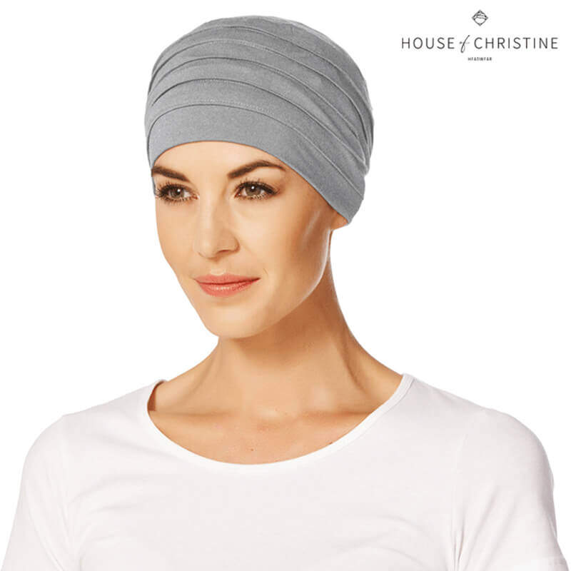 Bonnet chimio Ella gris chine