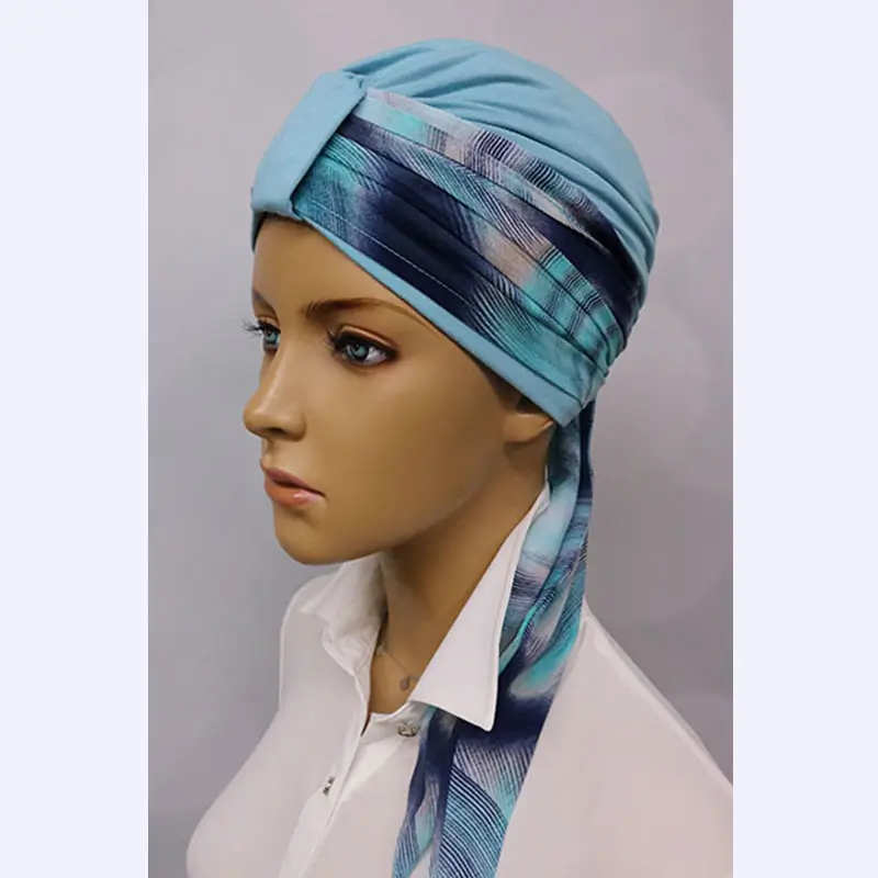 Foulard drapé Nora - Mousseline de soie - Agrémenter bonnets et casquettes 32 Foulard drapé Nora - Mousseline de soie - Agrémenter bonnets et casquettes – Image 32
