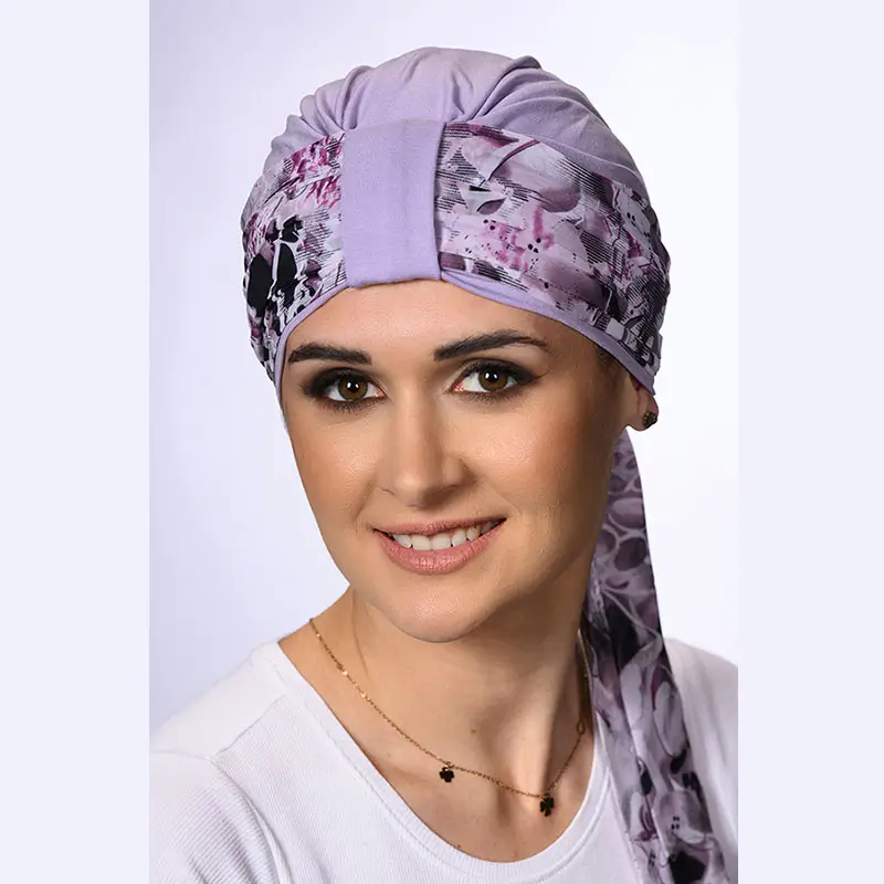 Foulard drapé Nora - Mousseline de soie - Agrémenter bonnets et casquettes 35 Foulard drapé Nora - Mousseline de soie - Agrémenter bonnets et casquettes – Image 35