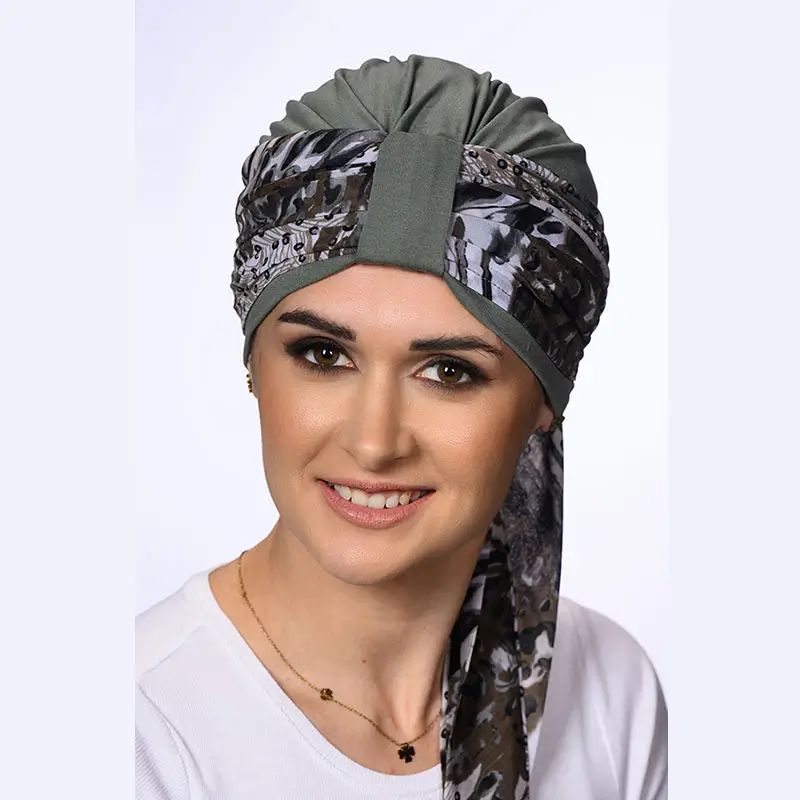 Foulard drapé Nora - Mousseline de soie - Agrémenter bonnets et casquettes 30 Foulard drapé Nora - Mousseline de soie - Agrémenter bonnets et casquettes – Image 30