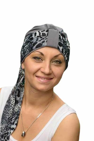 Foulard drapé Nora - Mousseline de soie - Agrémenter bonnets et casquettes 16 Foulard Nora CH 1