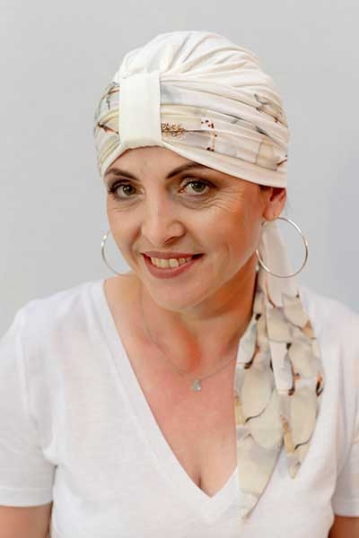 Foulard drapé Nora - Mousseline de soie - Agrémenter bonnets et casquettes 11 Foulard Nora 1/52