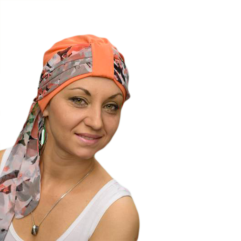Foulard drapé Nora - Mousseline de soie - Agrémenter bonnets et casquettes 9 Foulard Nora CH 12