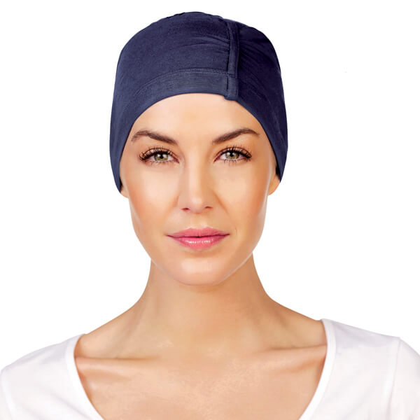 bonnet de nuit bleu denim