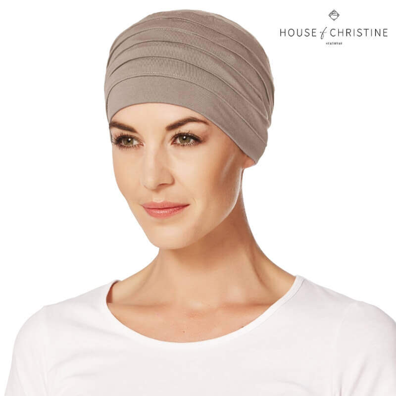 Bonnet chimio Ella noisette