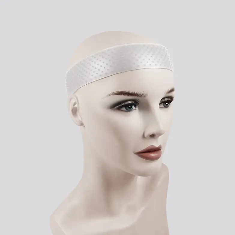 Le bandeau silicone permet le maintien de la chevelure ou du turban. Anti-dérapant.
