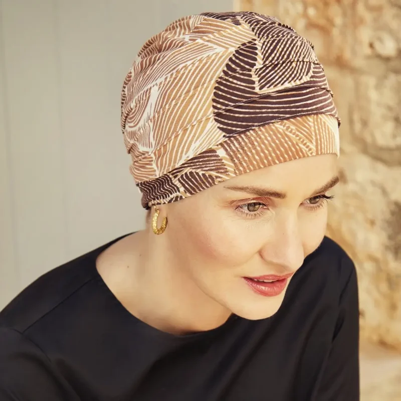 Bonnet chimio imprimé Ella Nomade