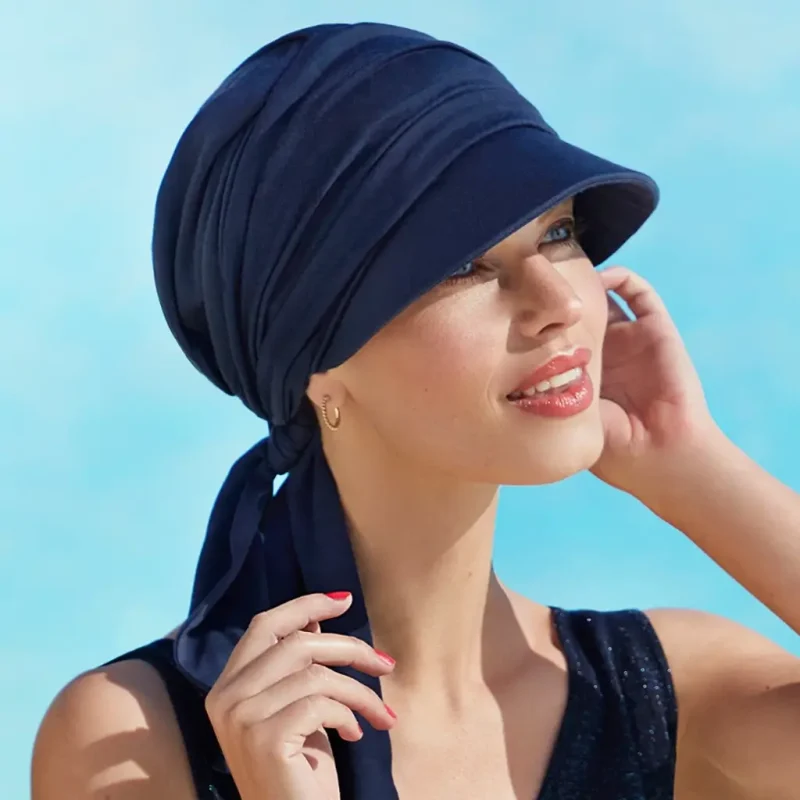 ACCUEIL 1 Casquette chimiothérapie minéral ,douce, confortable et thermorégulatrice avec la Technologie 37°5