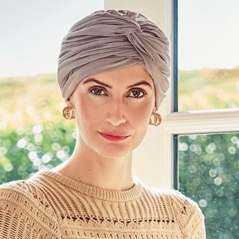 Bonnet chimio Joyo Bambou coco en bambou doux pour cuir chevelu sensible