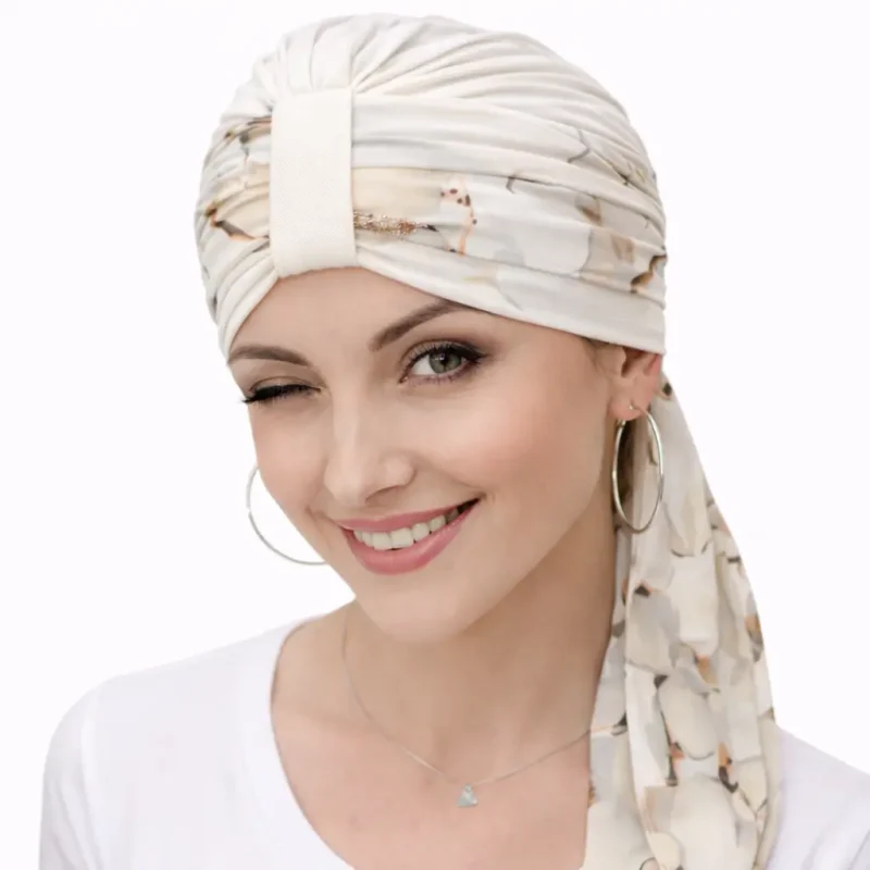 ACCUEIL 2 Bonnet chimio bambou et foulard Nora charme